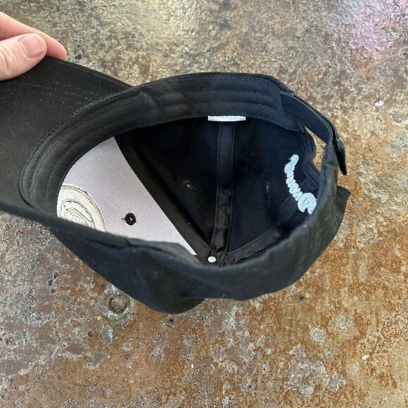 Vegas Golden Knights VGK & Station Casinos Logos Adjustable Strap-Back Hat Cap - Picture 6 of 7